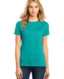 District Made 153 Ladies Perfect Weight Crew Tee D in Jade