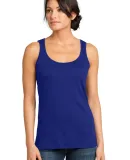 District Made 153 Ladies Modal Blend Tank DM481 Lapis Blue