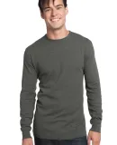 District Young Mens Long Sleeve Thermal DT118 Deep Heather