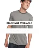 District Young Mens Cotton Ringer Tee DT125 Hthr Deep Red