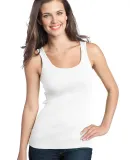 District Juniors 1x1 Rib Tank DT235 Bright White
