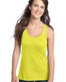 District Juniors 6040 Racerback Tank DT237 Neon Yellow