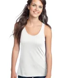 District Juniors 6040 Racerback Tank DT237 White