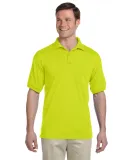 Gildan 8900 Ultra Blend Sport Shirt with Pocket in Safety green