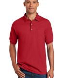 Gildan 8900 Ultra Blend Sport Shirt with Pocket in Red