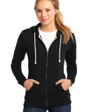 District Juniors Core Fleece Full Zip Hoodie DT290 Black