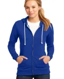 District Juniors Core Fleece Full Zip Hoodie DT290 Deep Royal