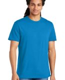 District Young Mens Concert Tee DT5000 in Neon blue