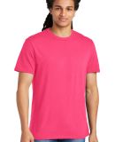 District Young Mens Concert Tee DT5000 in Neon pink