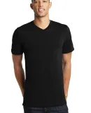 District Young Mens Concert V Neck Tee DT5500 Black