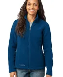 Eddie Bauer Ladies Full Zip Fleece Jacket EB201 Deep Sea Blue