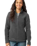 Eddie Bauer Ladies Full Zip Fleece Jacket EB201 Grey Steel