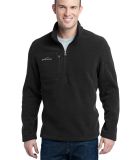 Eddie Bauer 14 Zip Fleece Pullover EB202 in Black