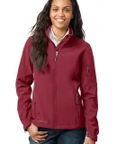 Eddie Bauer Ladies Soft Shell Jacket EB531 Red Rhubarb