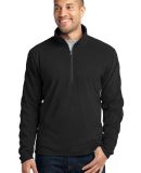 Port Authority Microfleece 12 Zip Pullover F224 in Black