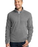 Port Authority Microfleece 12 Zip Pullover F224 in Pearl grey