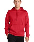 Sport Tek Sport Wick Fleece Hooded Pullover F244 in Deep red