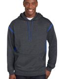 Sport Tek Tech Fleece Hooded Sweatshirt F246 in Gph hth/tr ryl