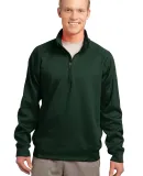 Sport Tek Tech Fleece 14 Zip Pullover F247 in Forest green