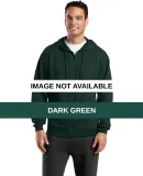 Sport Tek Full Zip Hooded Sweatshirt F258 Dark Green