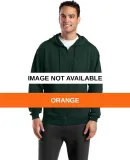 Sport Tek Full Zip Hooded Sweatshirt F258 Orange