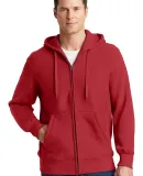 Sport Tek Super Heavyweight Full Zip Hooded Sweats in Red