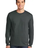 2400 Gildan Ultra Cotton Long Sleeve T Shirt  in Dark heather