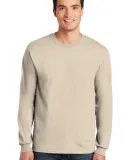 2400 Gildan Ultra Cotton Long Sleeve T Shirt  in Natural