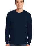 2400 Gildan Ultra Cotton Long Sleeve T Shirt  in Navy