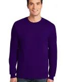 2400 Gildan Ultra Cotton Long Sleeve T Shirt  in Purple