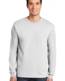 2400 Gildan Ultra Cotton Long Sleeve T Shirt  in White