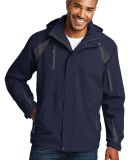 Port Authority All Season II Jacket J304 in Tr nvy/irn gry