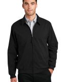 Port Authority Casual Microfiber Jacket J730 in Black/pewter