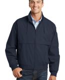 Port Authority Classic Poplin Jacket J753 in Dk navy/ny