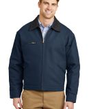 CornerStone Duck Cloth Work Jacket J763 in Navy/ black