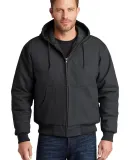 CornerStone Duck Cloth Hooded Work Jacket J763H Charcoal