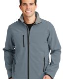 Port Authority Glacier Soft Shell Jacket J790 in Atlblue/chrome