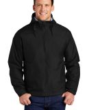 Port Authority Team Jacket JP56 in Black/ltoxf