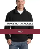 Port Authority R Tek Fleece 14 Zip Pullover JP78 Red