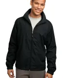 Sport Tek Full Zip Wind Jacket JST70 in Black