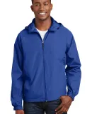 Sport Tek Hooded Raglan Jacket JST73 in True royal