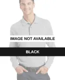Port Authority Long Sleeve Pique Knit Polo K320 Black
