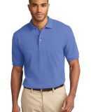 Port Authority Pique Knit Polo K420 in Blueberry