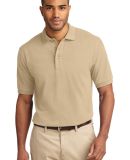 Port Authority Pique Knit Polo K420 in Stone