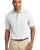 Port Authority Pique Knit Polo K420 in White