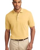 Port Authority Pique Knit Polo K420 in Yellow