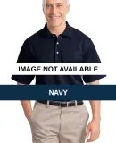 Port Authority Shadow Stripe Interlock Polo K459 Navy