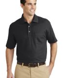 Port Authority EZCotton153 Pique Pocket Polo K800P in Iron grey