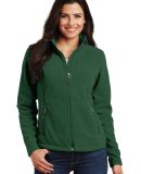 Port Authority Ladies Value Fleece Jacket L217 in Forest green