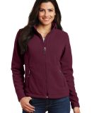 Port Authority Ladies Value Fleece Jacket L217 in Maroon